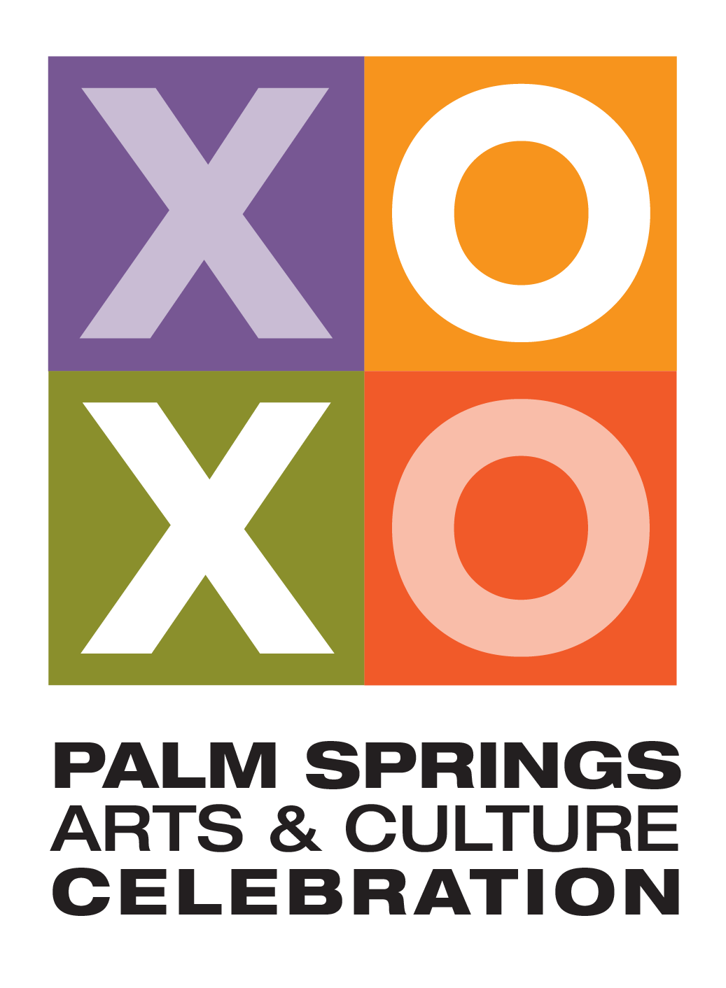 XOXO Palm Springs Arts & Culture Celebration Logo
